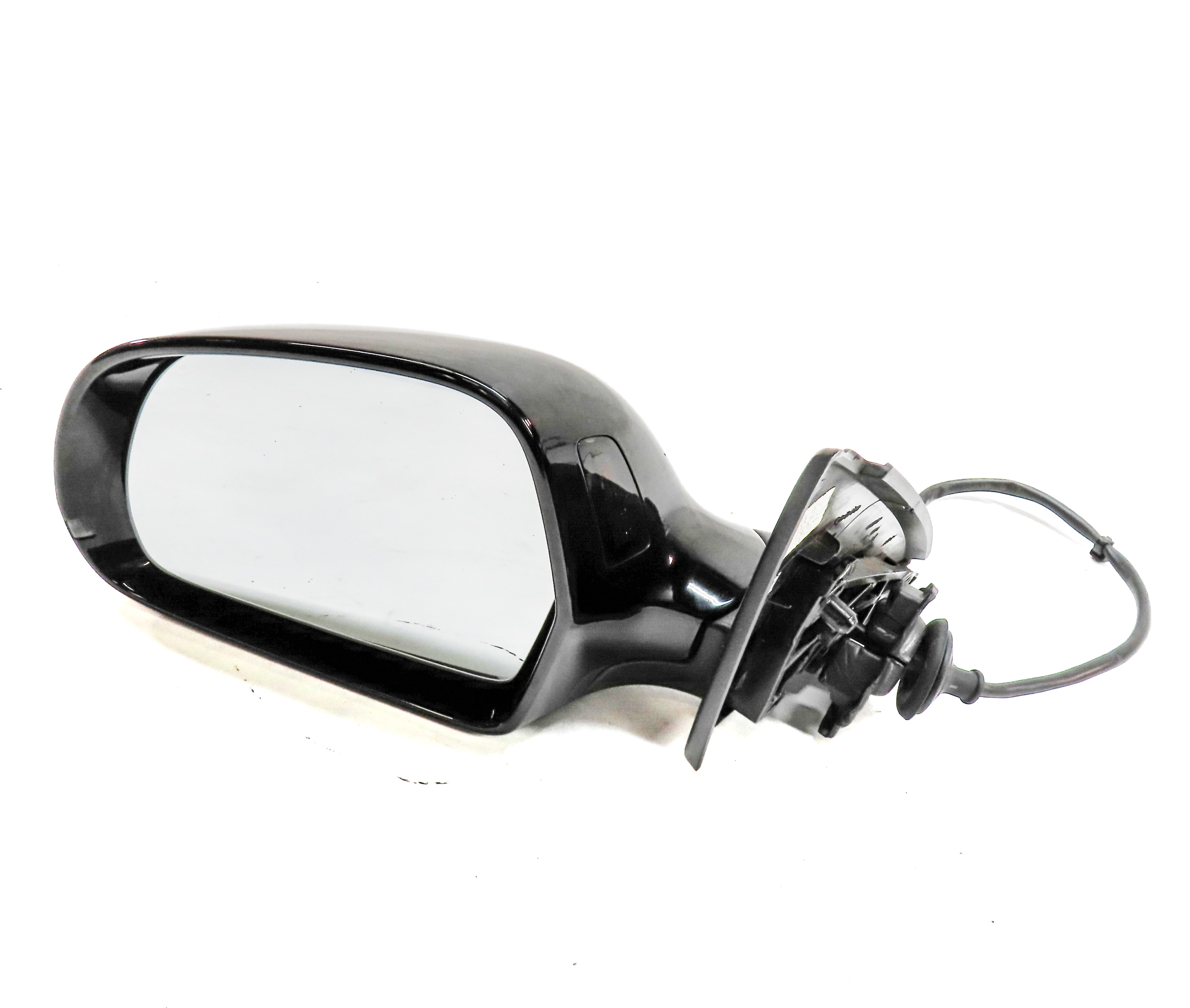 2015-2018 AUDI Q3 (8U) LEFT DRIVER HEATED LANE ASSIST DOOR MIRROR (Black) — exact item pictured